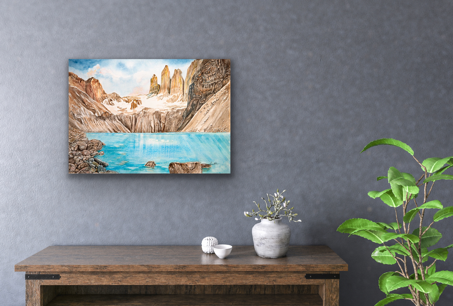 This beautiful watercolour painting can be yours.