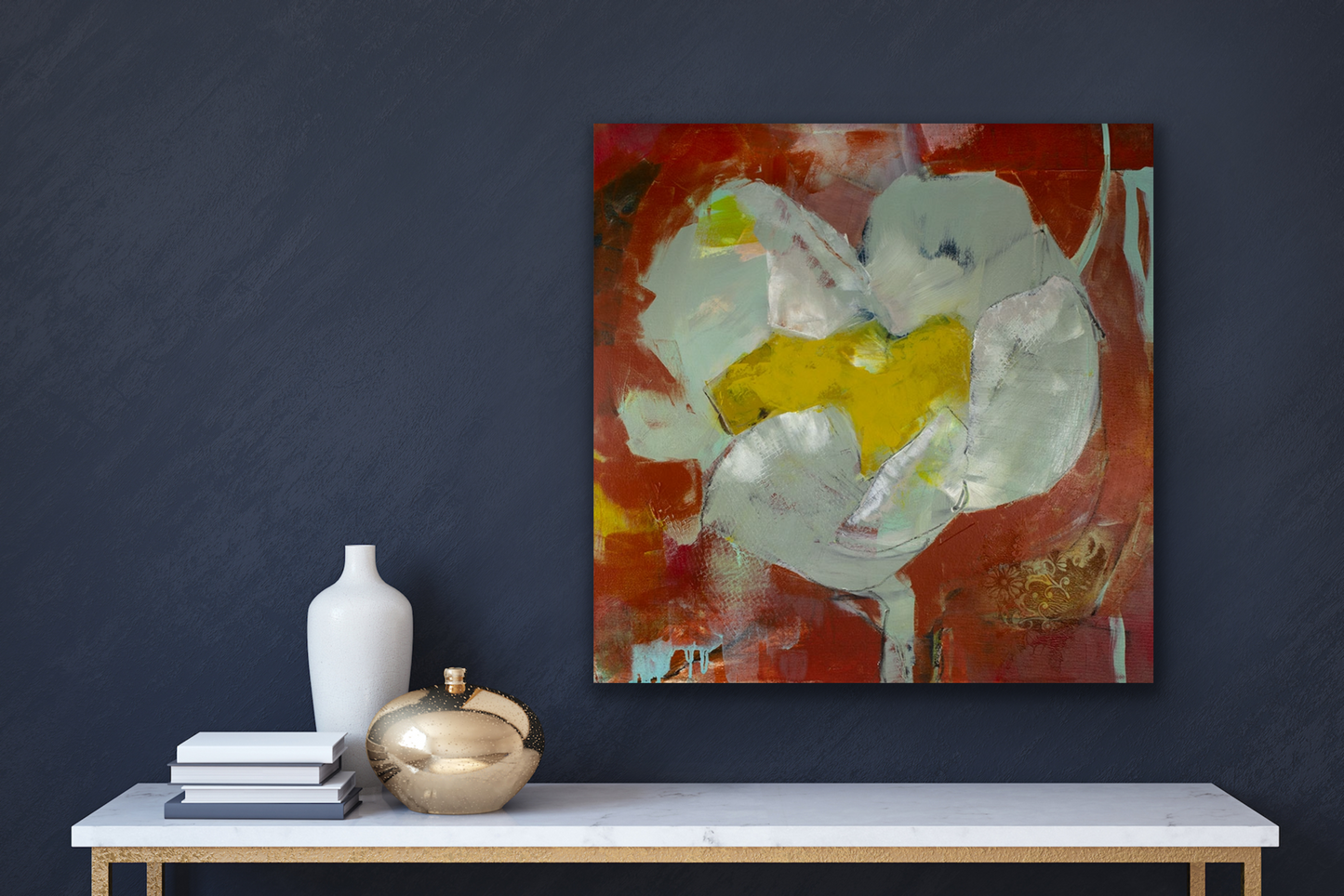 Yesterday's Memory I will look great in against a dark or light wall colour. It will make a statement in your living room, dining room or your entrance way.