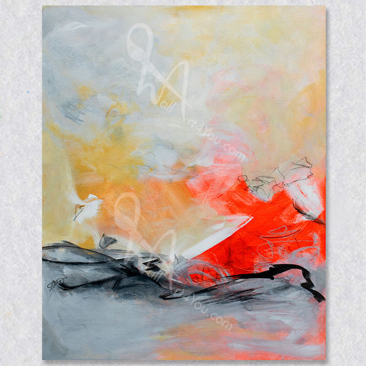 "Light Within" wall art is the creation of Canadian artist Connie O'Connor.