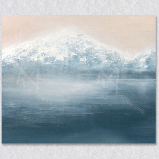 "LIght V" original abstract landscape was created by Colette Tan.