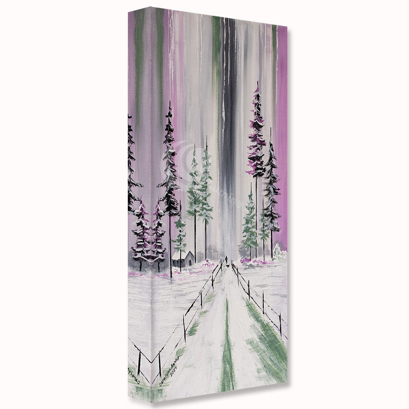 "The Journey" artwork canvas print comes in three different sizes to fit your wall perfectly.