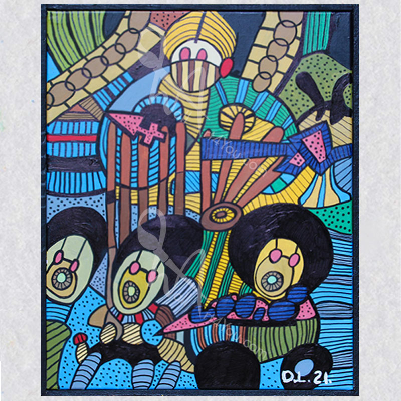 "Fortune Tella" wall art by David Laird.
