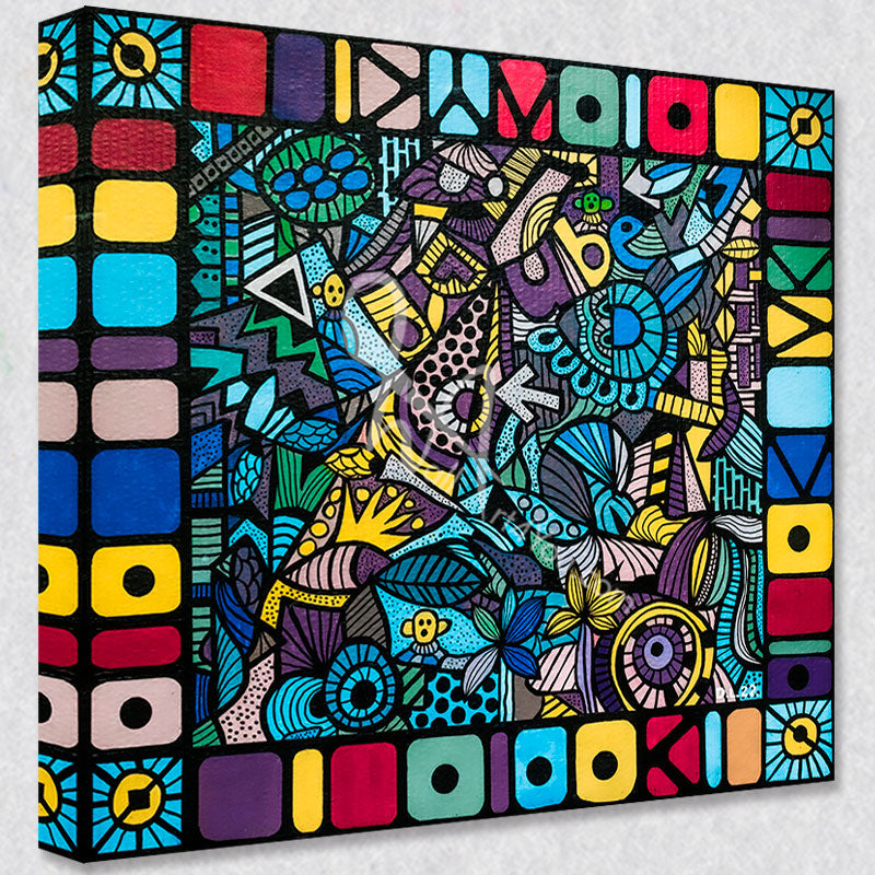 "If Only You Knew" comes as a gallery wrapped canvas print with a rich 1.5 inch thick wood frame. We use a moisture resistant poly-cotton canvas that will not sag and high quality inks that will last over 100 years.