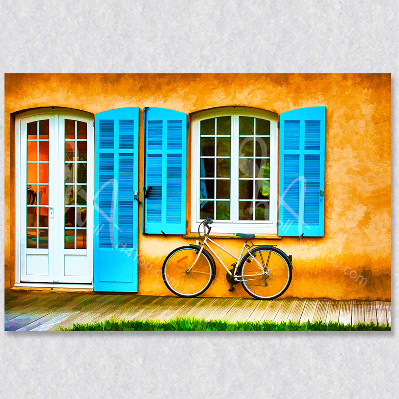 "Vineyard House Serenity" Saint Tropez photograph by Canadian photographer Gaby Saliba.