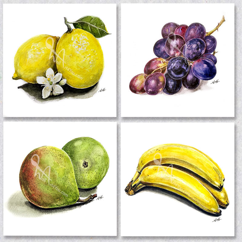 Fruitful Symphony Set of Four