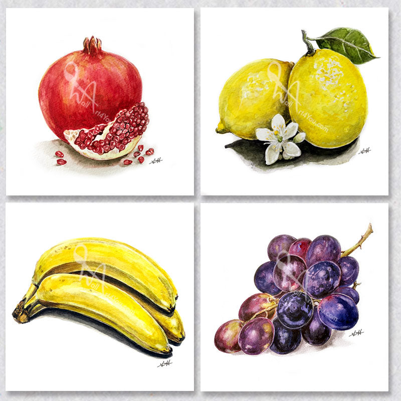 Fruitful Symphony Set of Four