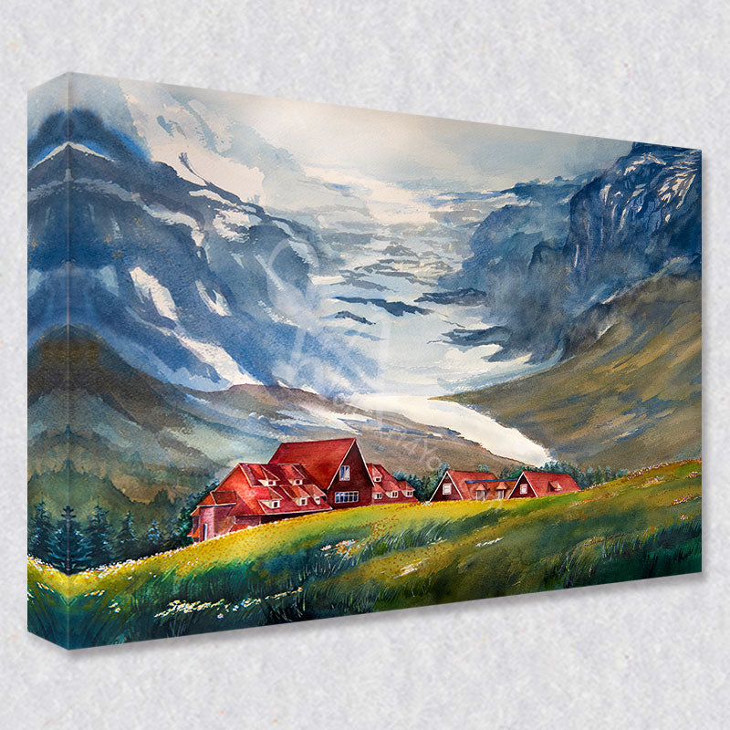 We recommend you choose for framing a stretched canvas as it looks great and comes ready to hang on your wall.