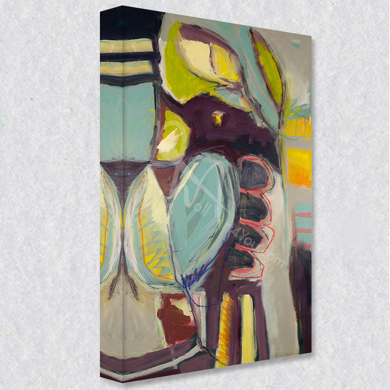 "Cool Morning Breeze" comes as a gallery wrapped canvas print with a rich 1.5 inch thick wood frame. We use a moisture resistant poly-cotton canvas that will not sag and high quality inks that will last over 100 years.