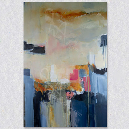 "Illuminating the Poetic" painting was created by Canadian painter Victoria Klassen