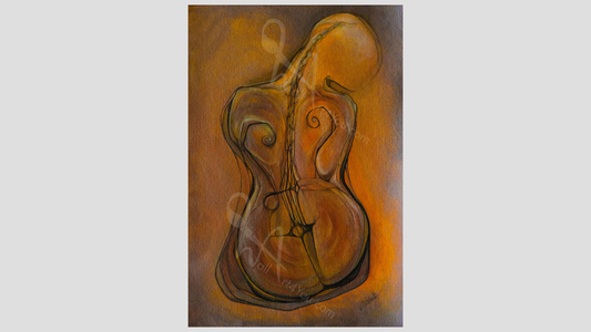 Unveiling 'Playback' by Victoria Mitchell: The Surreal Harmony of Cello and Form