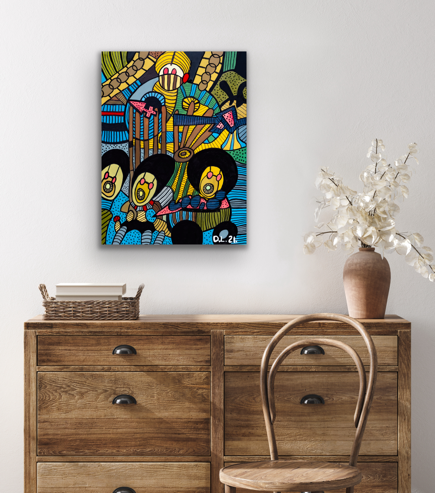 David Laird's "Fortune Tella" artwork will look great in your home and office.