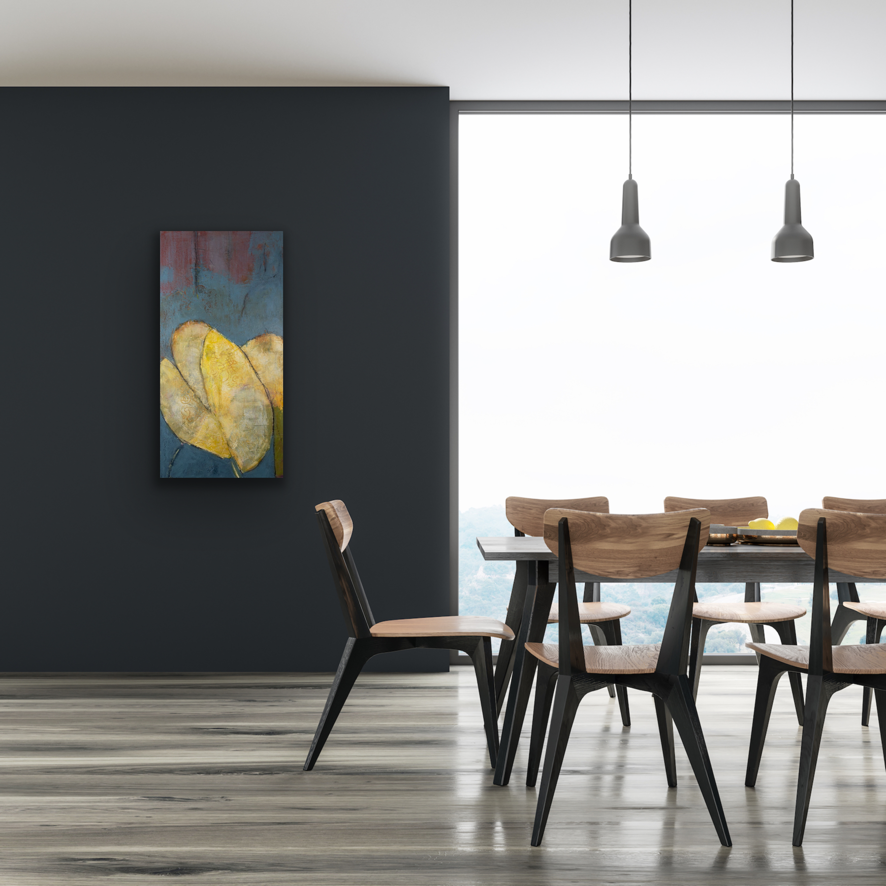 Still We Know abstract print would look great in your dining room, livingroom or hallway.