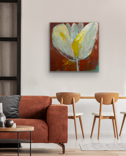 Yesterday's Memory II is an abstract wall art that would look great in your living room or dining room.