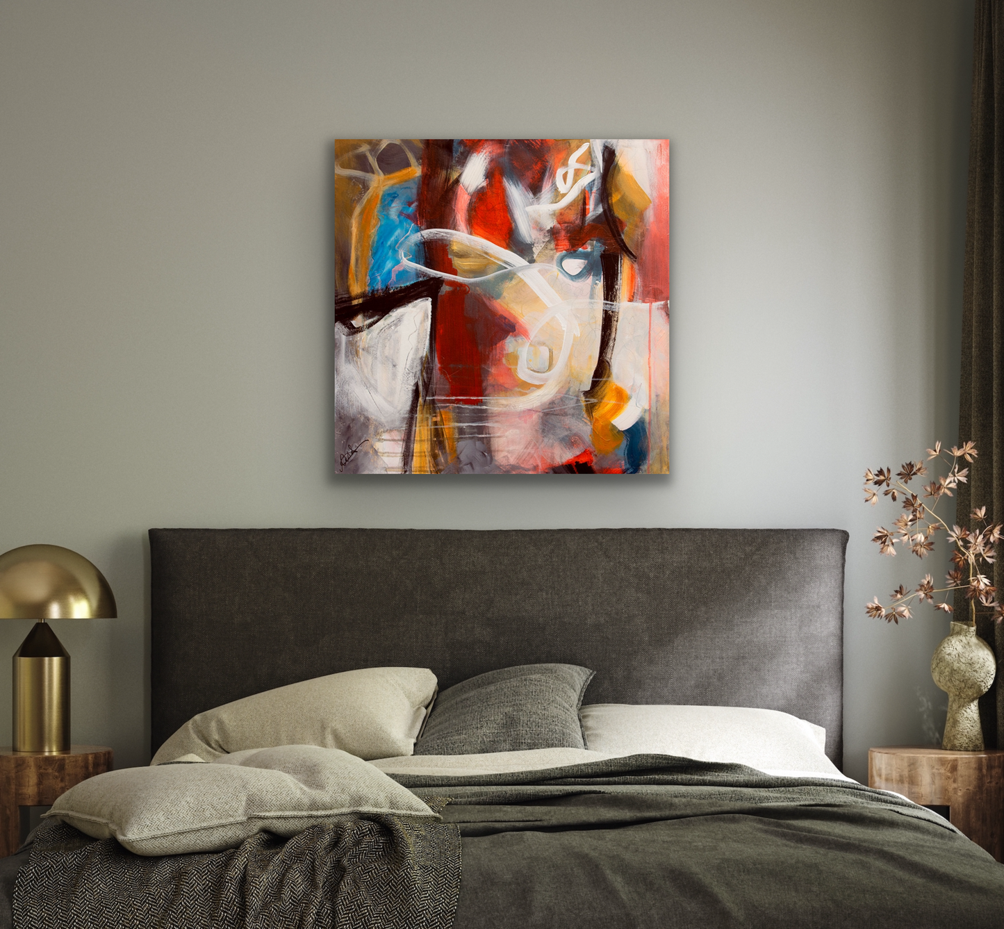 This work of art comes in five different canvas print sizes to fit your wall perfectly.