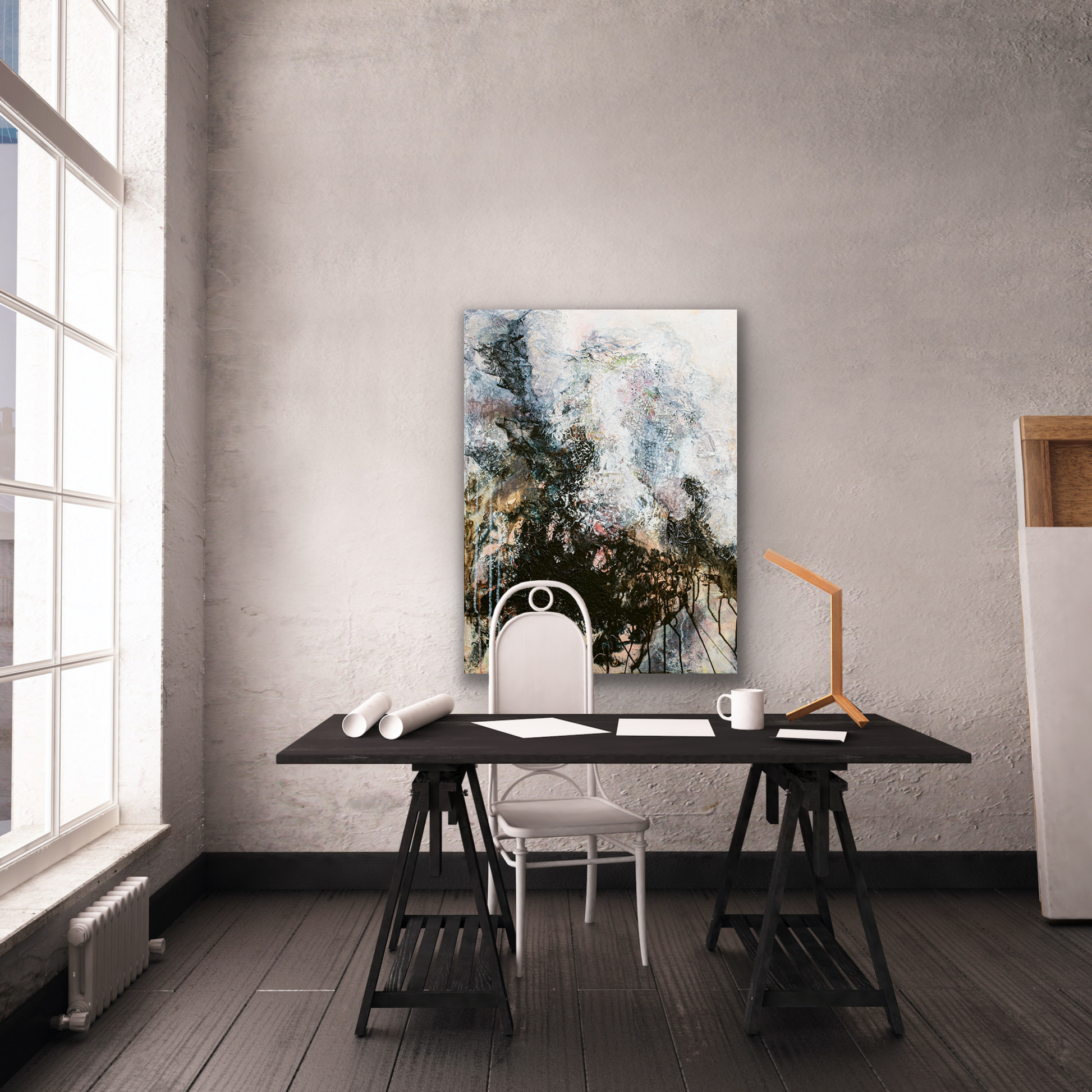 This art piece comes in three different canvas print sizes.
