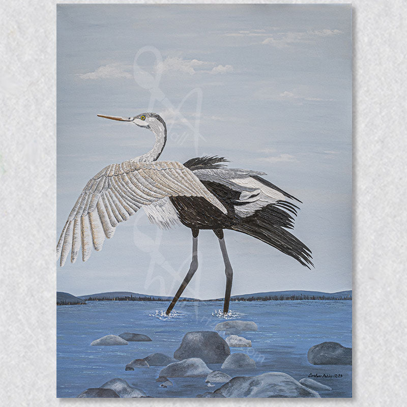 "Shouldi" I fly or should I look for a fresh fish to eat. This wall art by Carolynn Ashley will look great in your home.