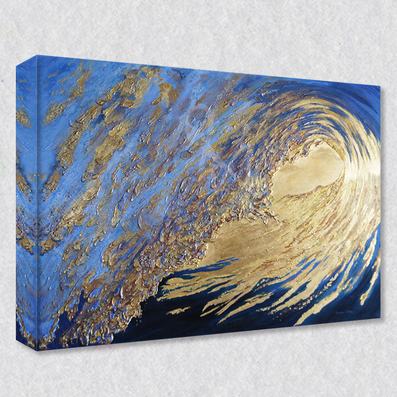 "Empower" comes as a gallery wrapped canvas print with a rich 1.5 inch thick wood frame. We use a moisture resistant poly-cotton canvas that will not sag and high quality inks that will last over 100 years.