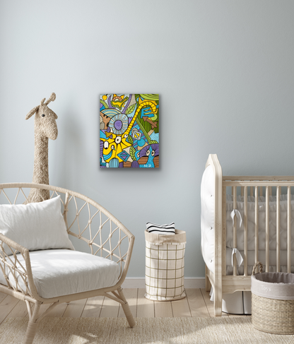 This work of art comes in three different sizes to fit your wall perfectly.
