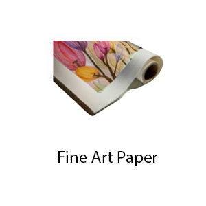 You can choose to print your watercolour wall art on fine art paper.  