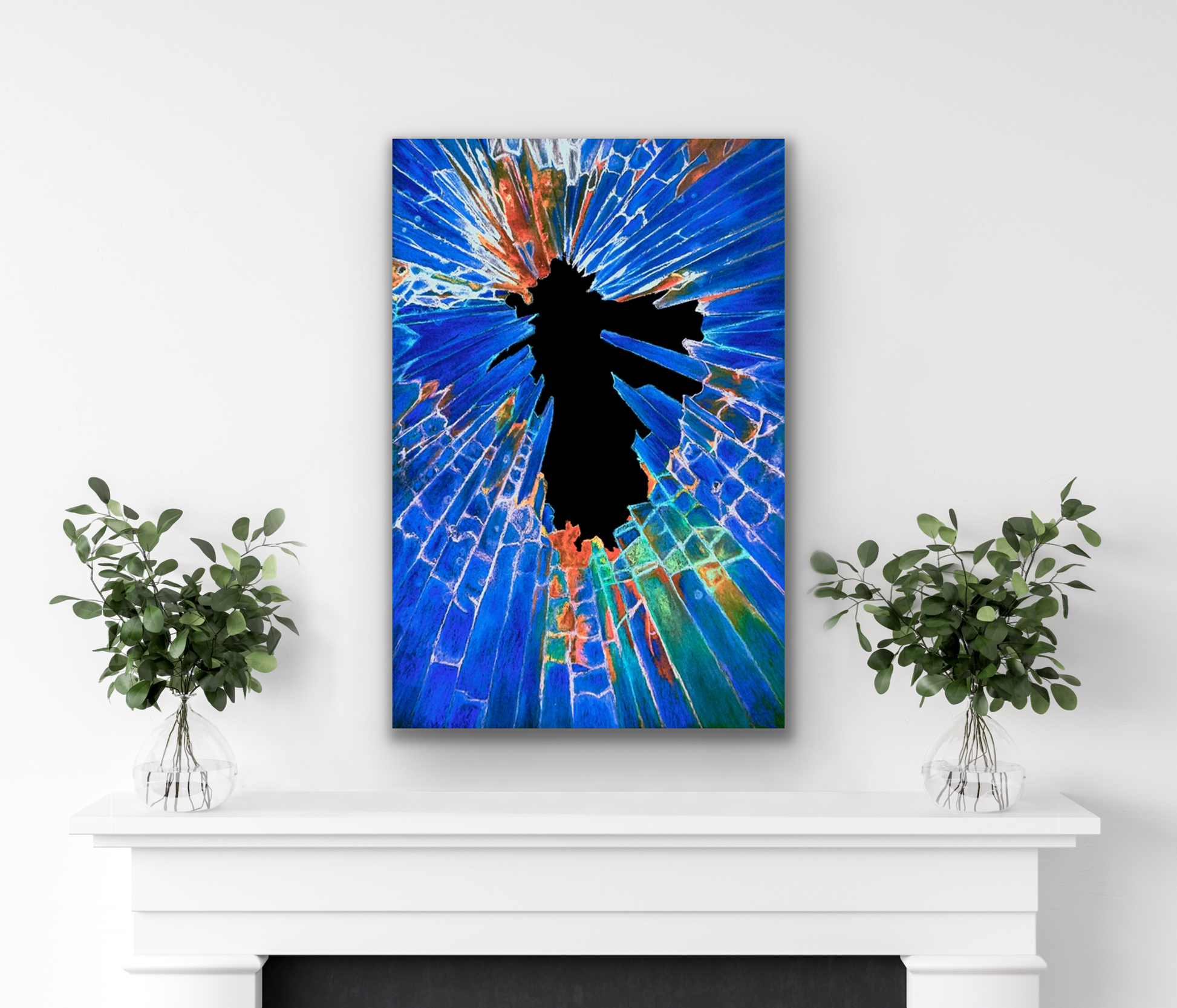 "The Shattering" artwork will make a stunning statement in your living room.