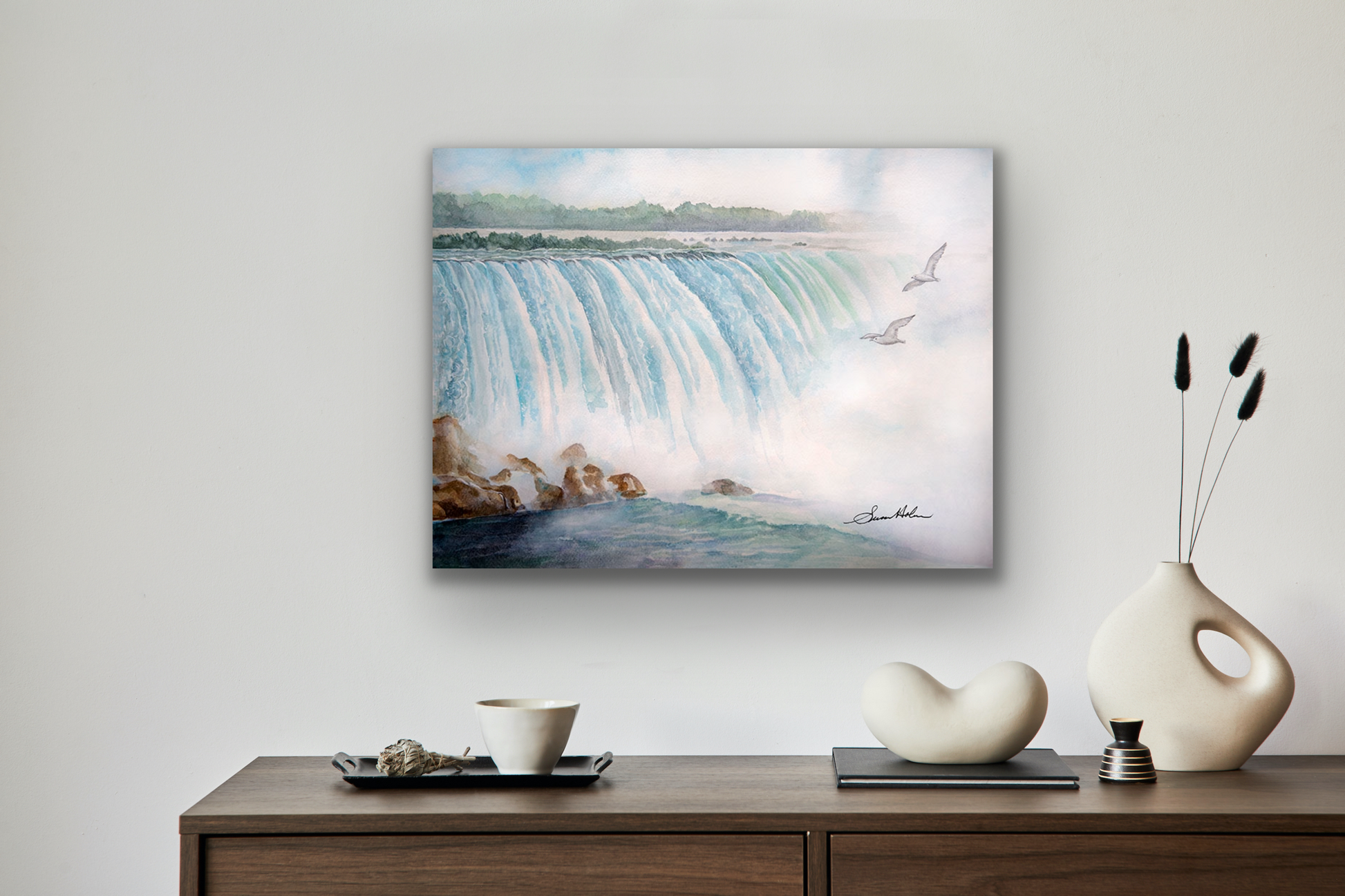 "Nature's Veil" artwork will look great in your hallway.