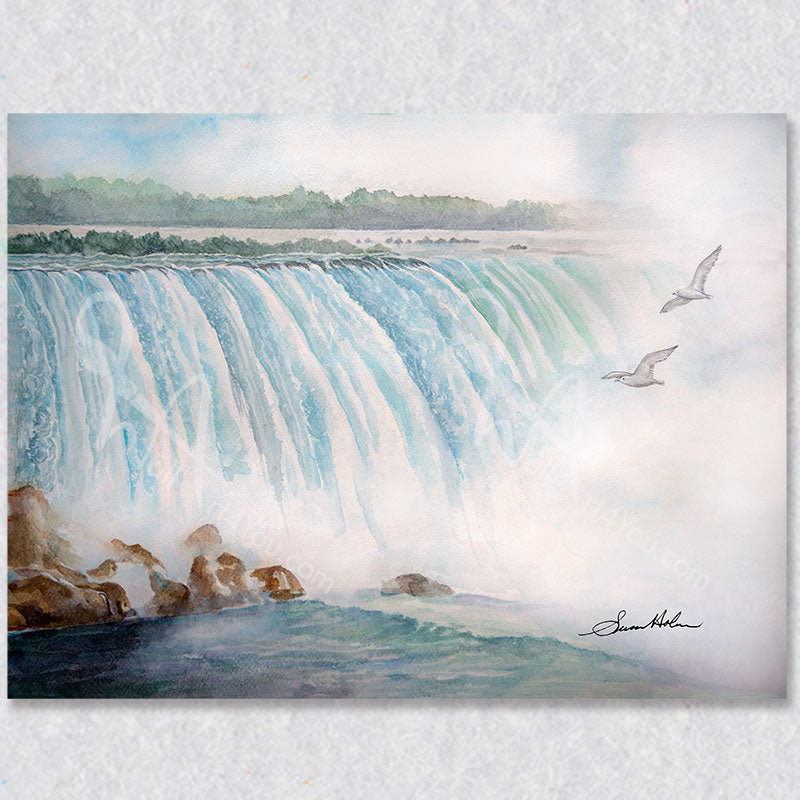 "Nature's Veil" wall art was created by Susan Holmes.