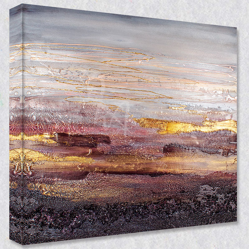 "Bonds of Time" comes as a gallery wrapped canvas print with a rich 1.5 inch thick wood frame. We use a moisture resistant poly-cotton canvas that will not sag and high quality inks that will last over 100 years.