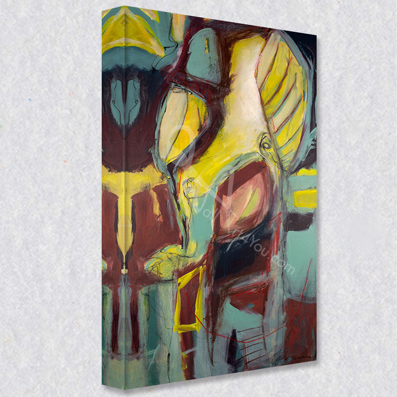 "Sunbeam in a Shadowy Place" comes as a gallery wrapped canvas print with a rich 1.5 inch thick wood frame. We use a moisture resistant poly-cotton canvas that will not sag and high quality inks that will last over 100 years.