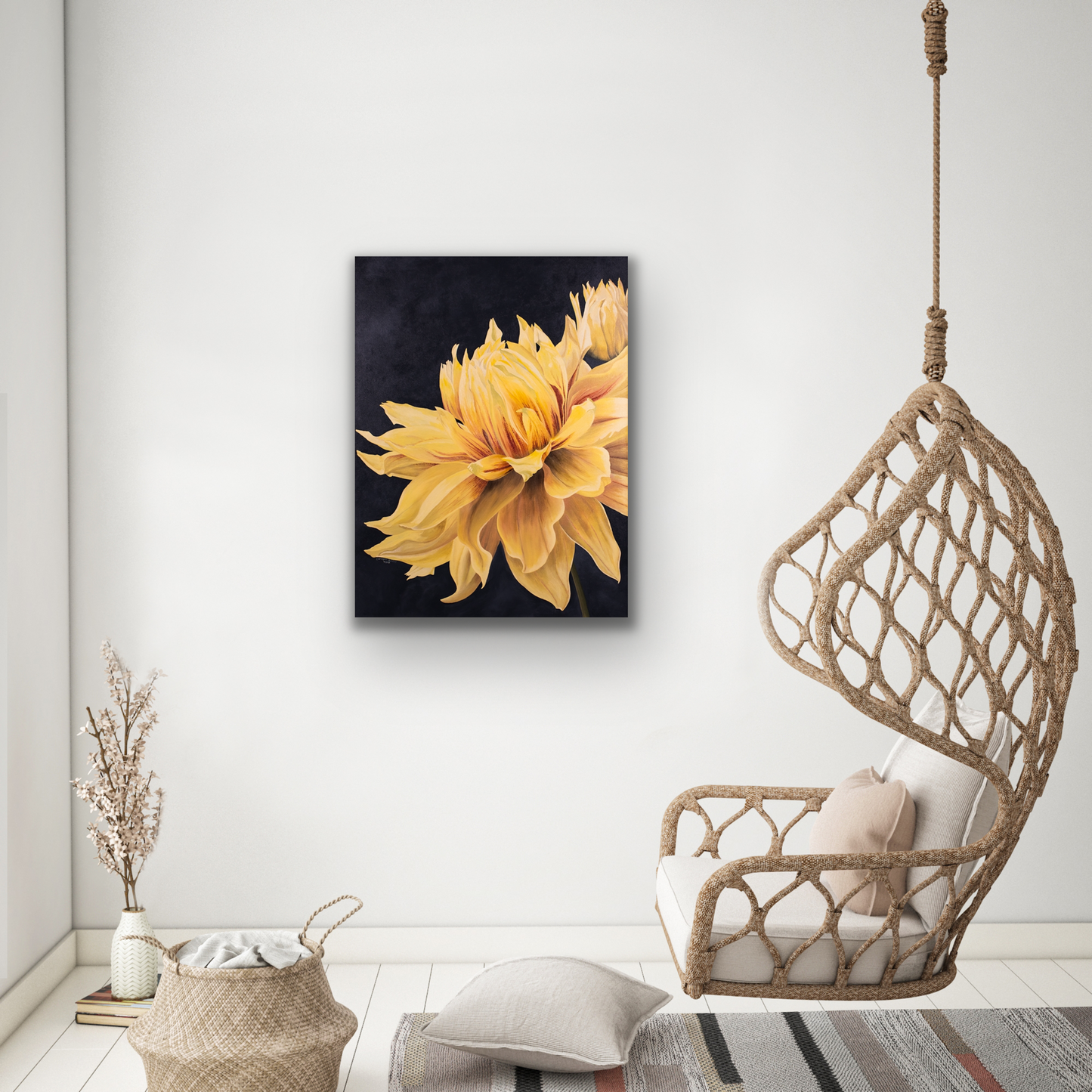 Dancing realistic canvas print comes in various sizes to fit your wall perfectly. 