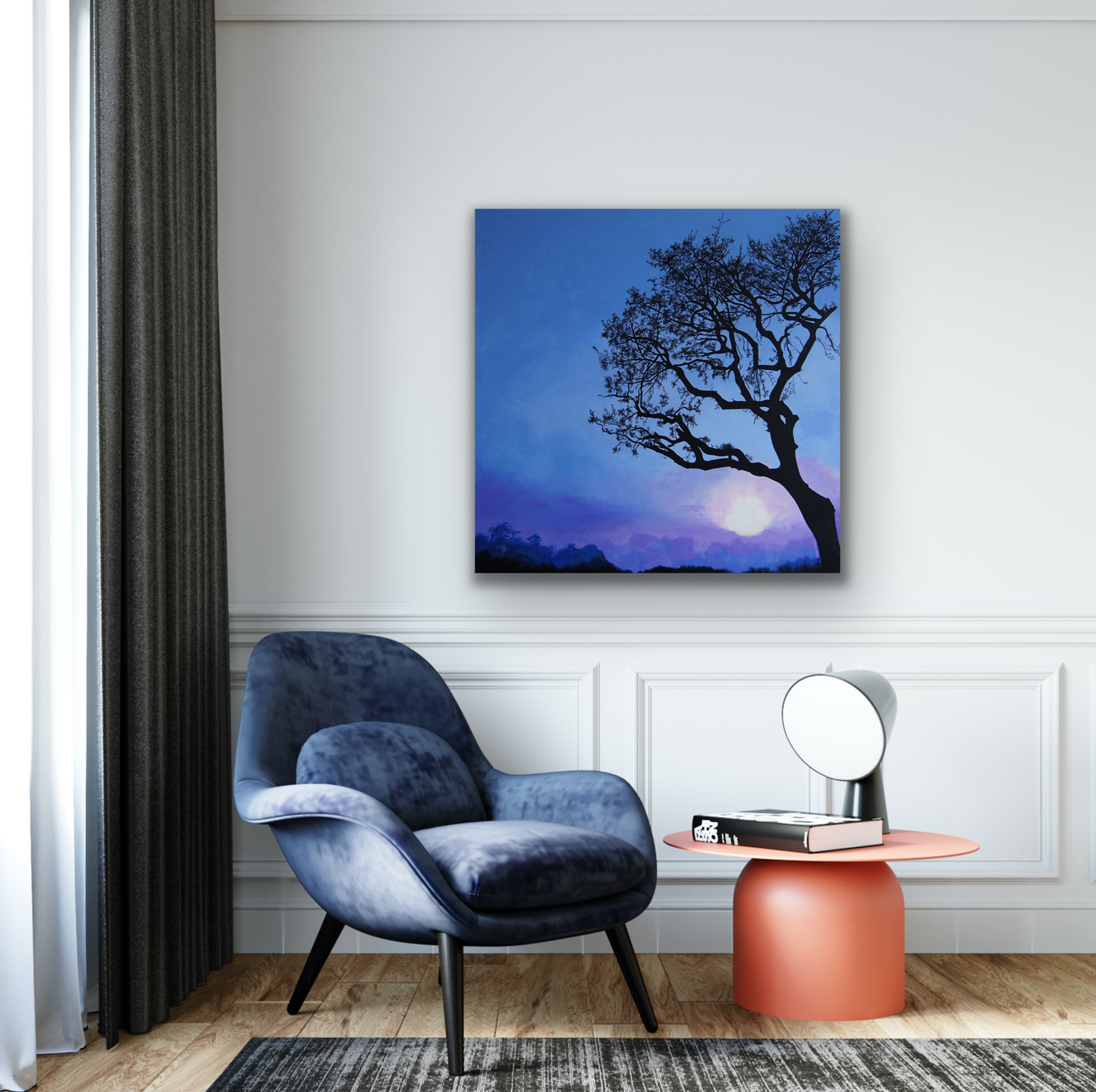 "Majestic" acrylic painting by Carolynn Ashley will  capture the attention in any room you place this stunning piece.
