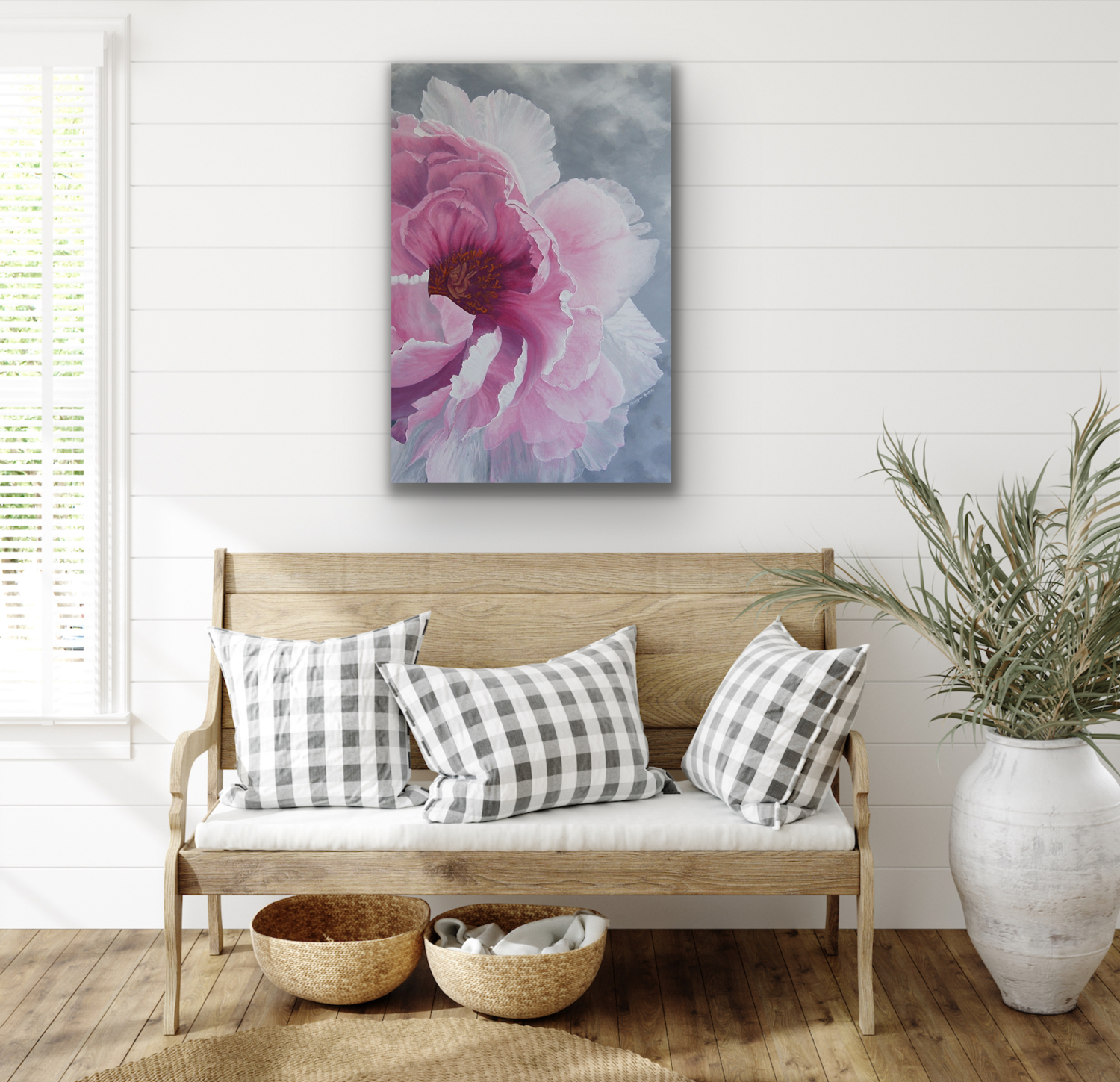 "Serenity" work of art will look great in your hallway, dining room, living room or bedroom.