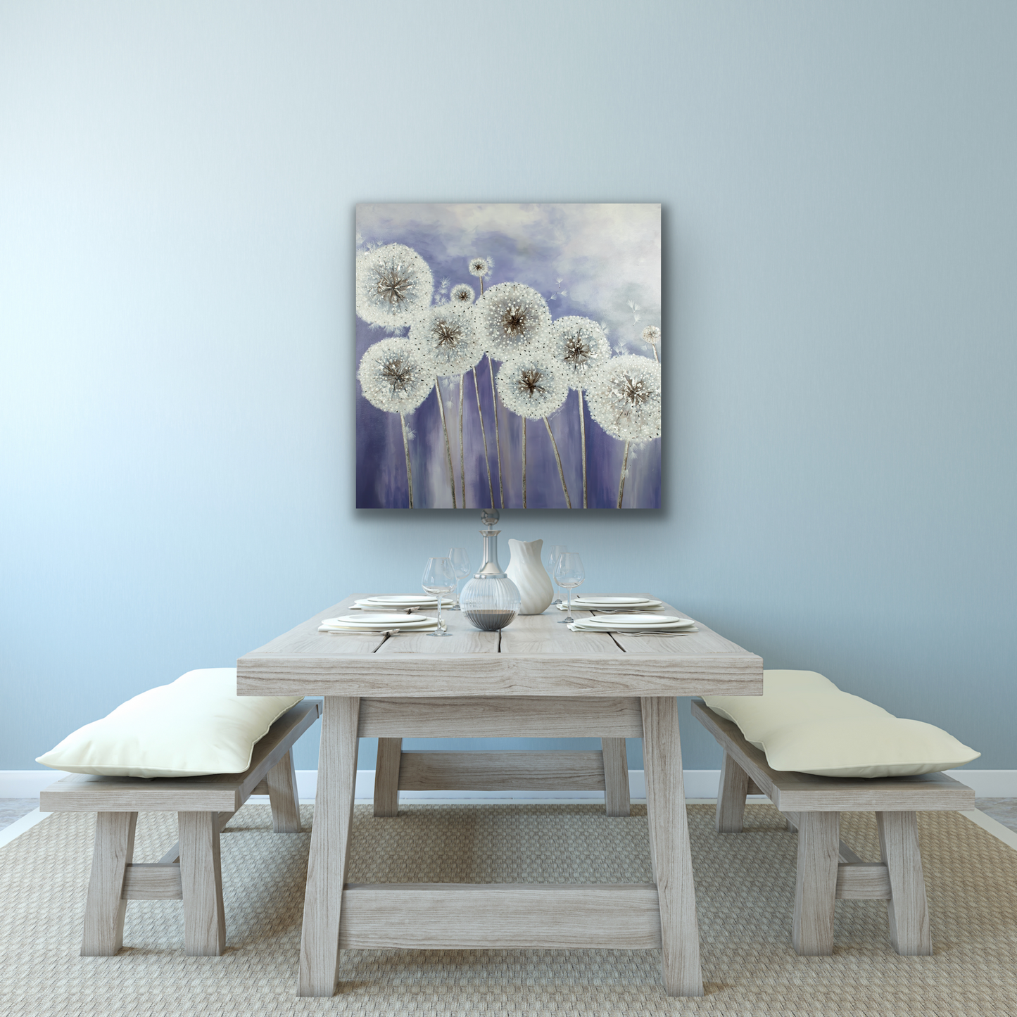"Touchee" art of work will look great in your dining room, bedroom or living room.