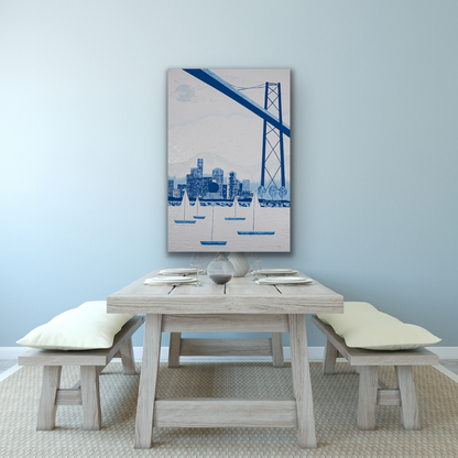 "Vancouver" work of art will look great in your dining room, living room or hallway.